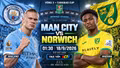 Man City vs Norwich 1h30 ngày 18/9: Link xem trực tiếp, nhận định dự đoán