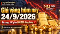 Giá vàng 9h sáng nay 24/9: Vàng SJC, DOJI và PNJ cùng giảm mạnh