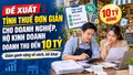 Hộ kinh doanh doanh thu dưới 10 tỷ đồng có thể được tự chọn cách tính thuế