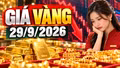 Giá vàng hôm nay 29/9/2026: Vàng thế giới lao dốc, SJC tiếp tục giảm?