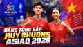 Cập nhật bảng tổng sắp huy chương ASIAD 2026 mới nhất ngày 20/9