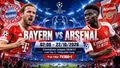 Bayern vs Arsenal, 2h ngày 22/10: Đại chiến tại Allianz Arena