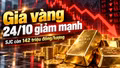 Giá vàng hôm nay 24/10: Vàng thế giới xuống đáy 3 tháng, SJC giảm nhẹ