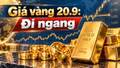 Giá vàng hôm nay 20/9: Thị trường tạm lặng trước tuần giao dịch mới