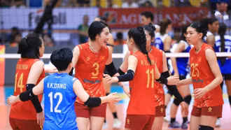 Thắng đậm Philippines, tuyển bóng chuyền nữ Việt Nam dẫn đầu bảng tại VTV Cup