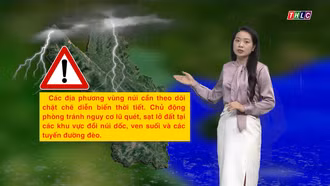 Dự báo thời tiết đêm 17 và ngày 18/6