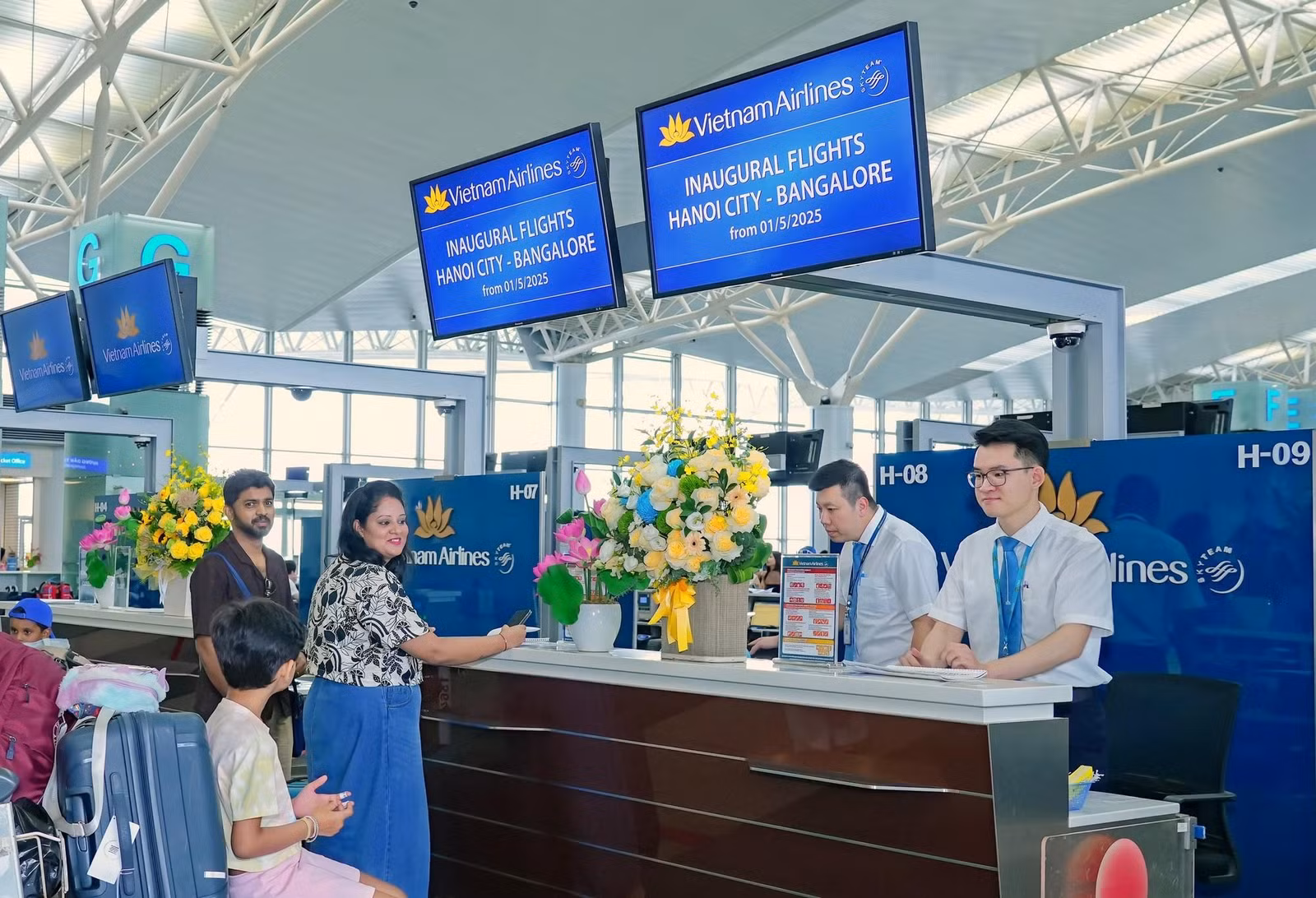 Vietnam Airlines chính thức khai trương đường bay thẳng kết nối Hà Nội với Bengaluru, trung tâm công nghệ hàng đầu của Ấn Độ.