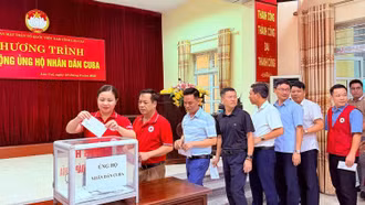 Lào Cai quyên góp hơn 248 triệu đồng ủng hộ nhân dân Cuba