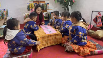 Lào Cai: Tăng cường dạy tiếng Việt cho học sinh dân tộc thiểu số