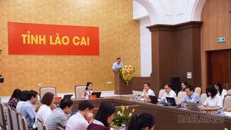 Hội nghị báo cáo viên tháng 5 của Đảng ủy UBND tỉnh