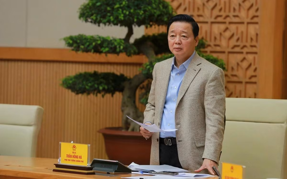 Phó Thủ tướng Trần Hồng Hà. (Ảnh: Minh Khôi)