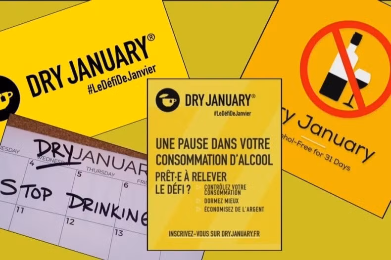 "Tháng Một không cồn" lan rộng tại nhiều quốc gia trong những năm qua. (Ảnh: FranceInfo)