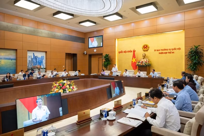 Quang cảnh phiên họp. (Ảnh: ĐĂNG ANH)
