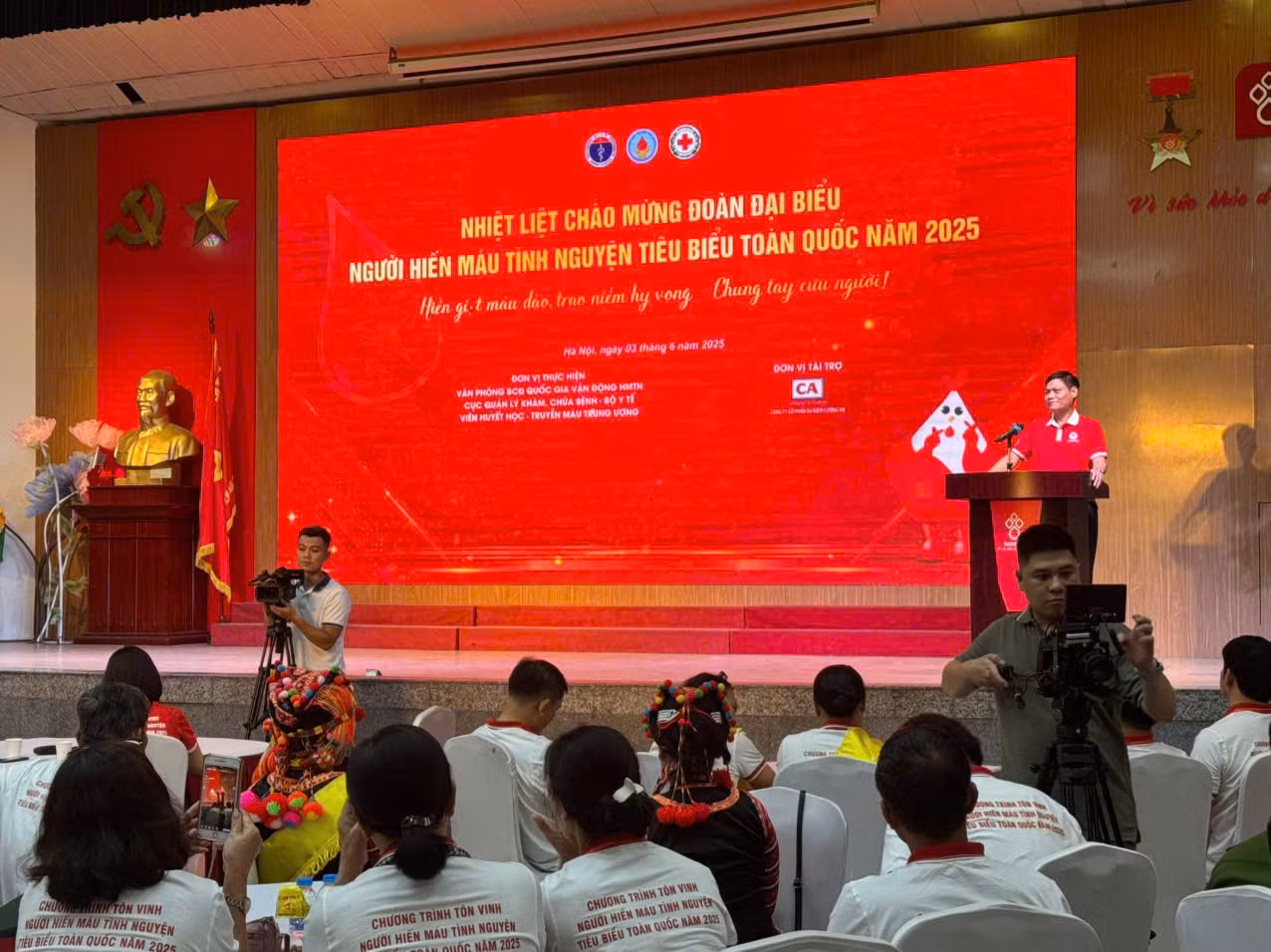 Chương trình Tôn vinh người hiến máu tình nguyện tiêu biểu toàn quốc năm 2025.