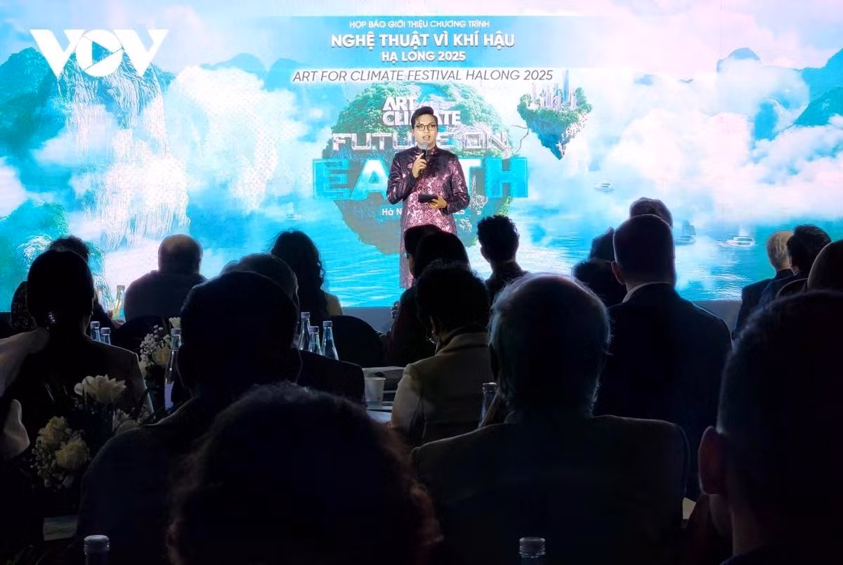 Họp báo giới thiệu chương trình Nghệ thuật vì Khí hậu - Hạ Long 2025 (Art For Climate Festival Halong 2025).