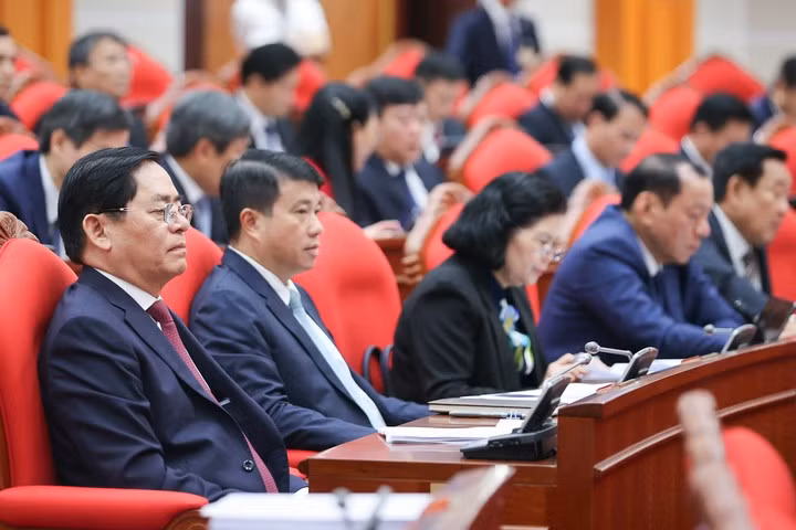 Các đại biểu tham dự Hội nghị lần thứ 11 Ban Chấp hành Trung ương Đảng khóa XIII. (Ảnh: VGP)