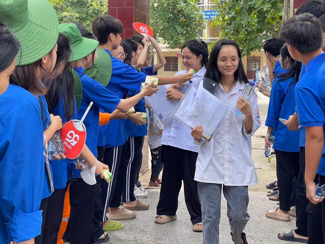 Thí sinh duy nhất của huyện Bảo Yên thi môn Tiếng Trung.