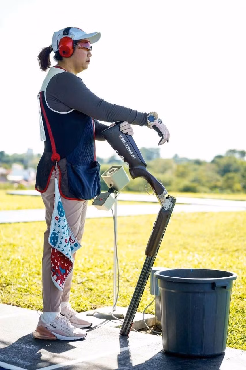 Xạ thủ Nguyễn Thị Tuyết Mai. Ảnh VFS