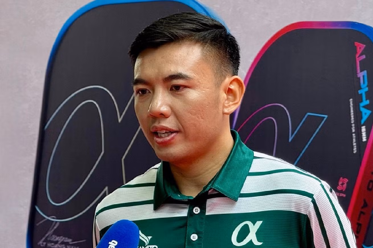 Lý Hoàng Nam trong buổi ra mắt sản phẩm mới của nhãn hàng anh làm đại sứ - Ảnh: Quốc Cường