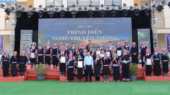Lao Chải tổ chức Hội thi trình diễn nghề truyền thống