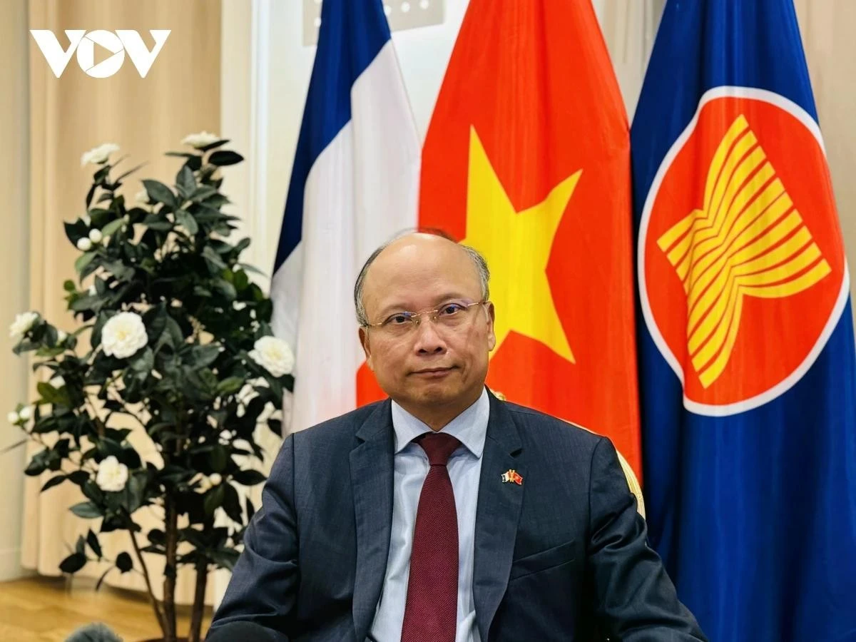 Đại sứ Việt Nam tại Pháp Đinh Toàn Thắng.