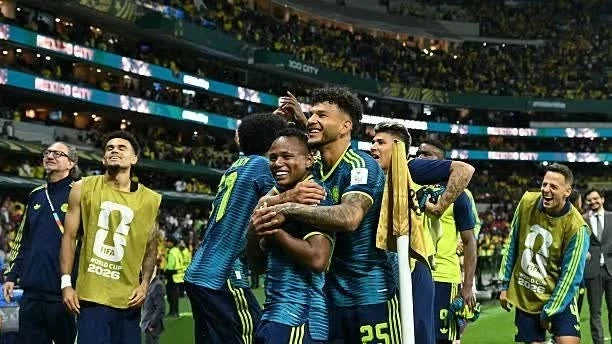 Đội tuyển Colombia (trong trận ra quân gặp Uzbekistan) đang hướng tới chiến thắng thứ hai liên tiếp để sớm định đoạt tấm vé đi tiếp tại bảng K.