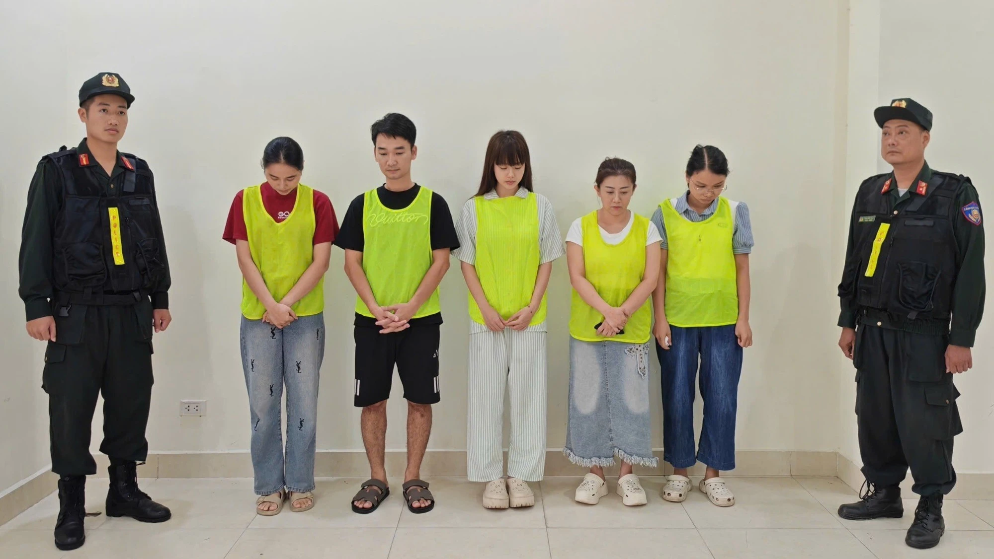 Các đối tượng trong vụ án.
