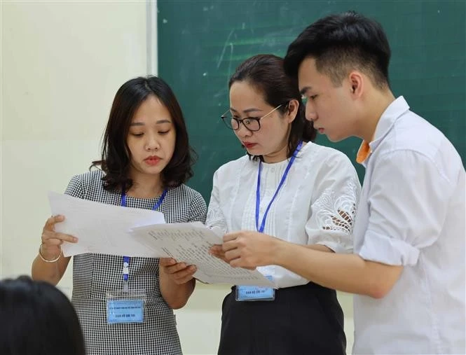 Thí sinh tham dự kỳ thi tốt nghiệp THPT 2024.