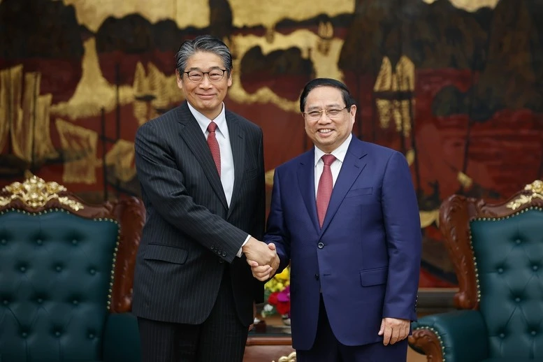 Thủ tướng Chính phủ Phạm Minh Chính tiếp Đại sứ Nhật Bản tại Việt Nam Ito Naoki.