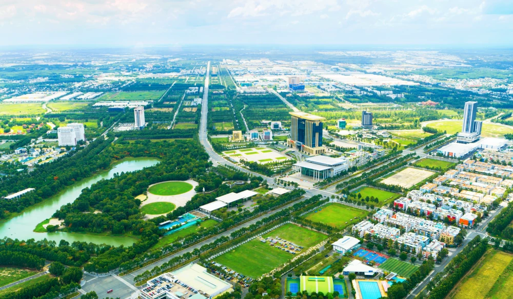Cơ sở hạ tầng của Bình Dương ngày càng hiện đại, thu hút ngày càng nhiều dự án FDI chất lượng cao.