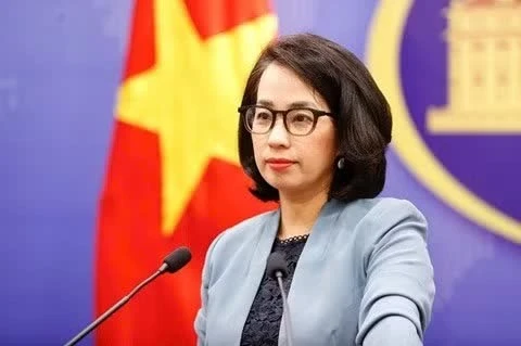 Người phát ngôn Bộ Ngoại giao Phạm Thu Hằng. Ảnh: BNG