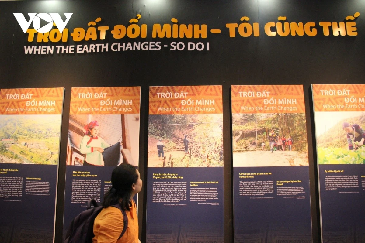 “Trời đất đổi mình - Tôi cũng thế” là thông điệp ý nghĩa về sự chủ động, sáng tạo của những người phụ nữ vùng cao.