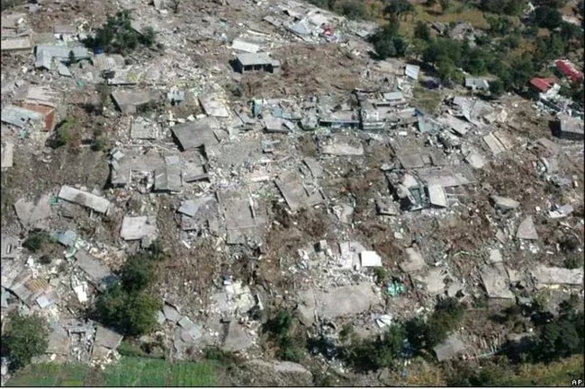 Một trận động đất ở Pakistan.