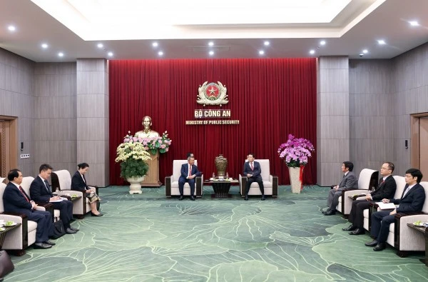 Quang cảnh buổi tiếp.