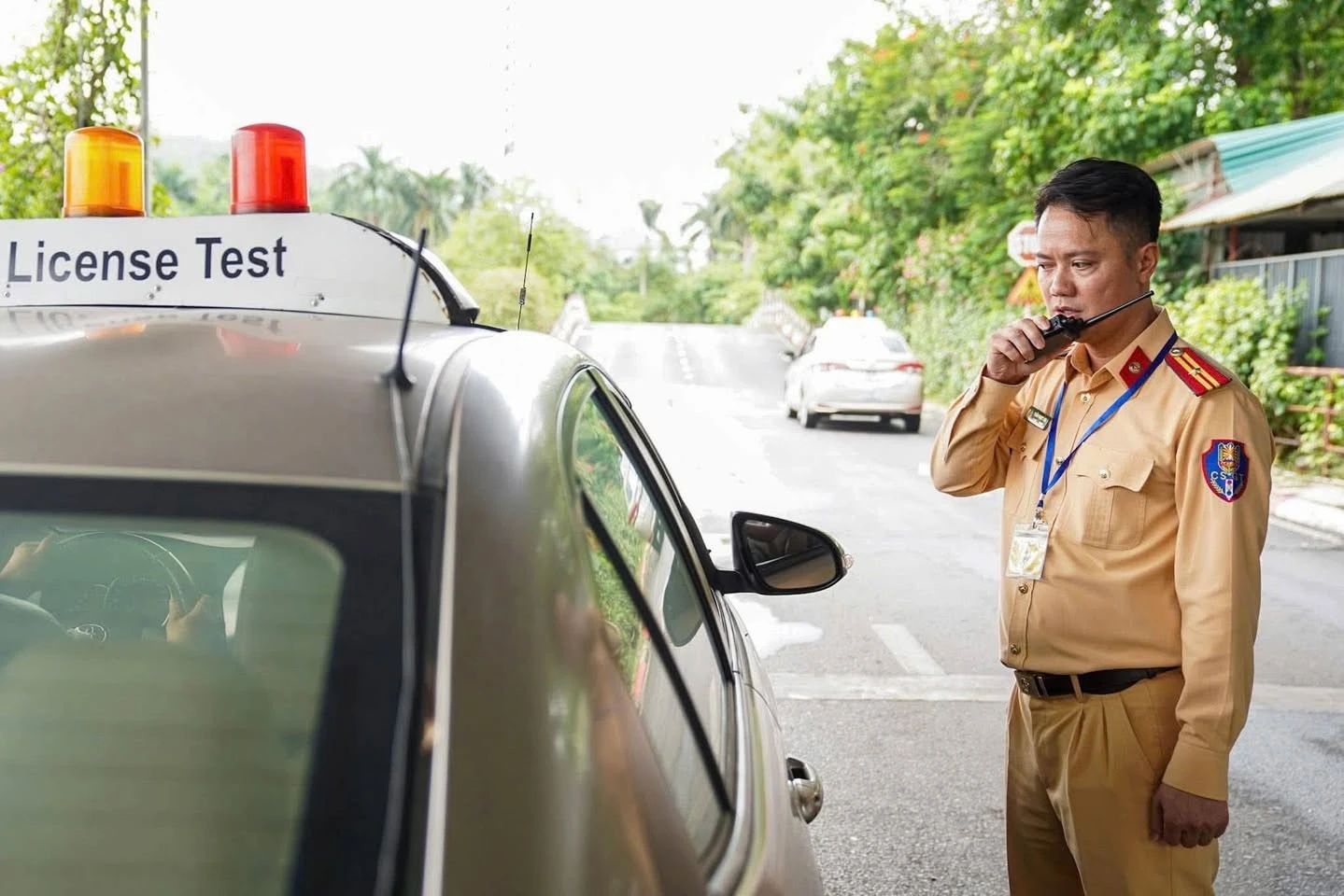 CSGT sát hạch GPLX.