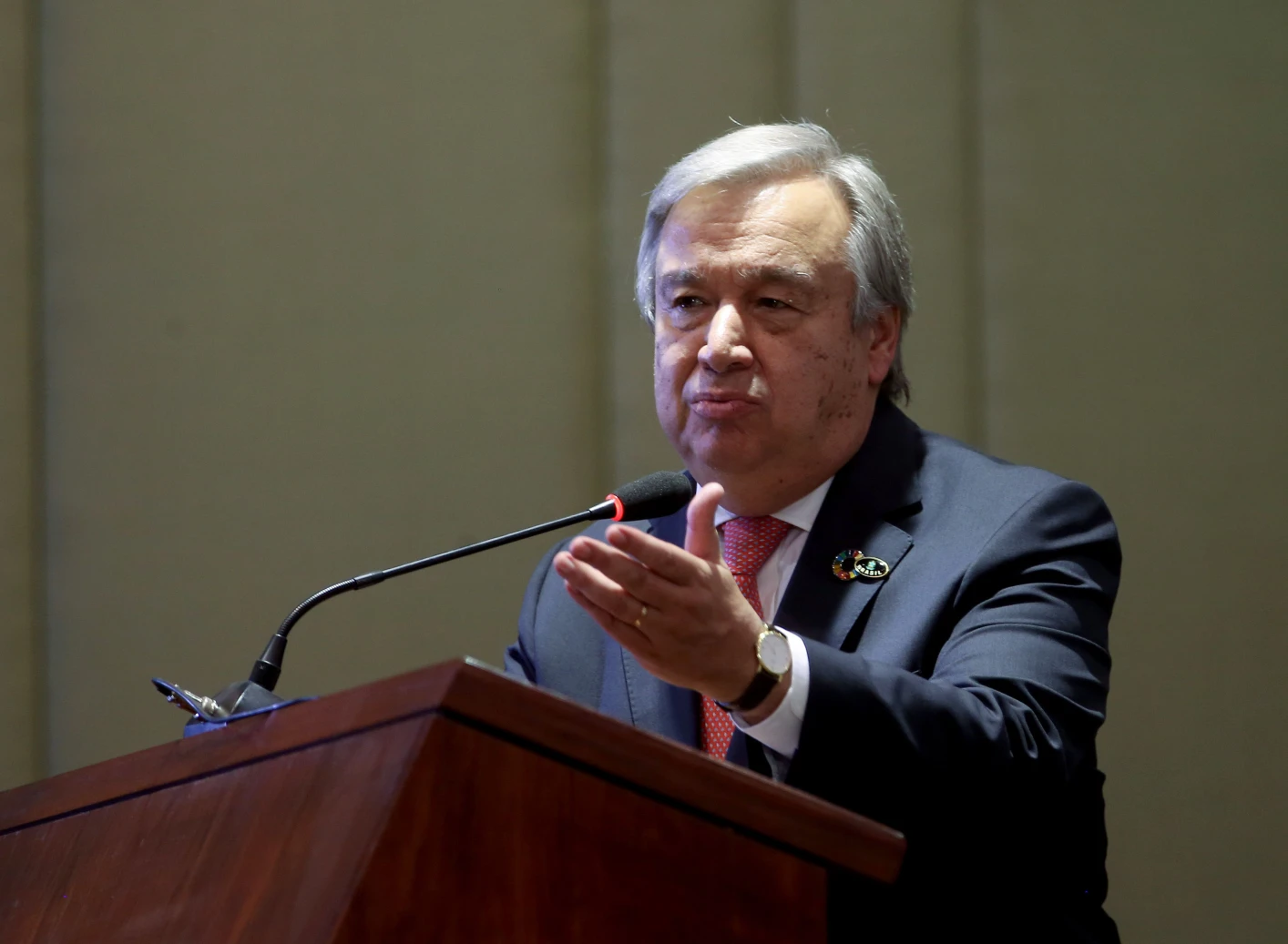 Tổng thư ký Liên hợp quốc Antonio Guterres. Ảnh Wikimedia Commons.