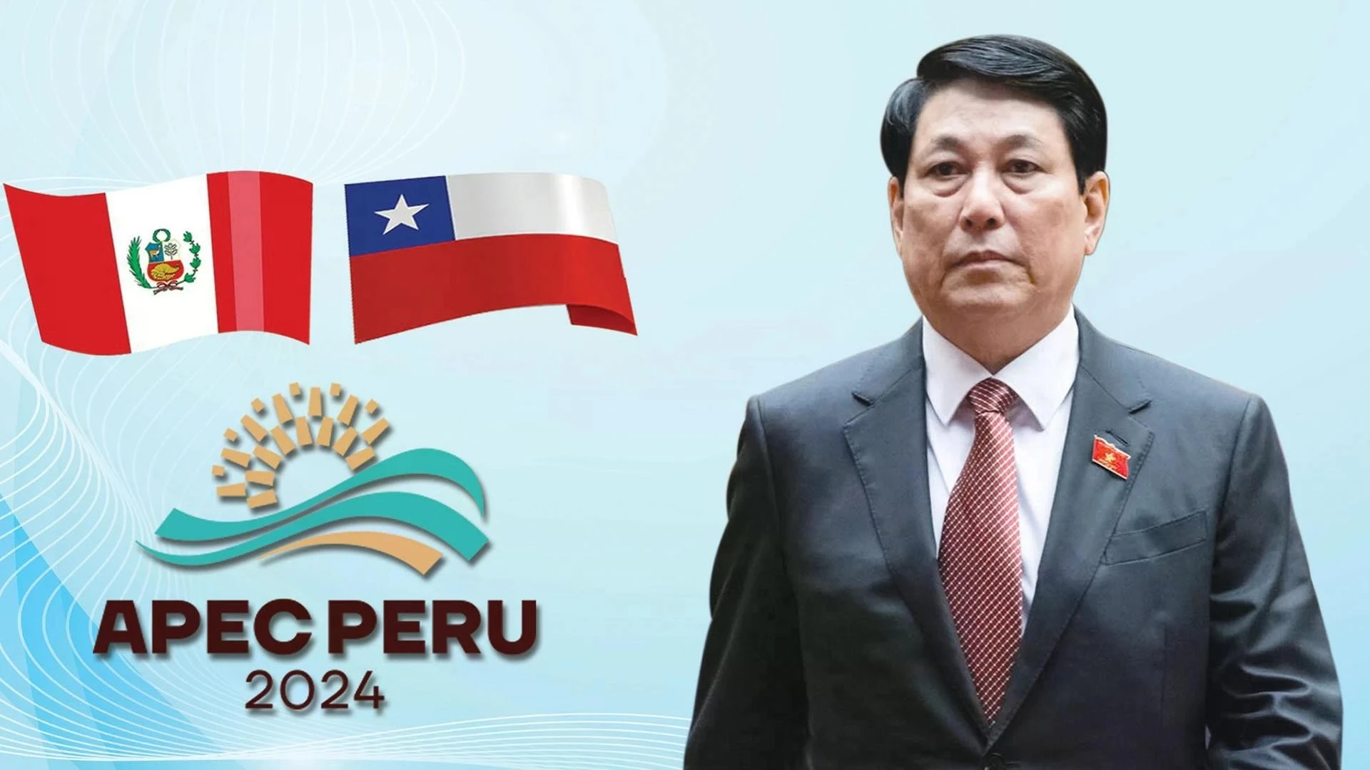 Chủ tịch nước Lương Cường sẽ thăm chính thức Chile (9 - 12/11), thăm chính thức Peru và tham dự Tuần lễ cấp cao APEC 2024 (12 - 16/11).