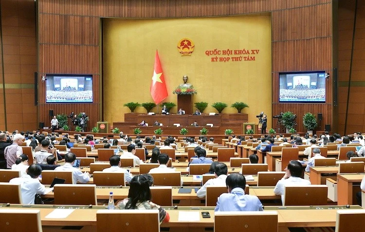 Quốc hội họp phiên toàn thể tại Hội trường.