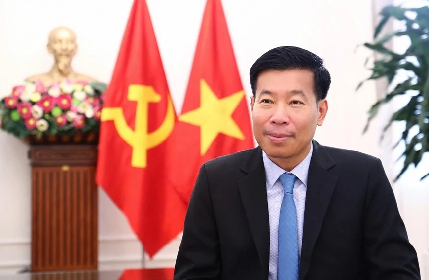 Thứ trưởng Bộ Ngoại giao Nguyễn Mạnh Cường. Ảnh: Bộ Ngoại giao