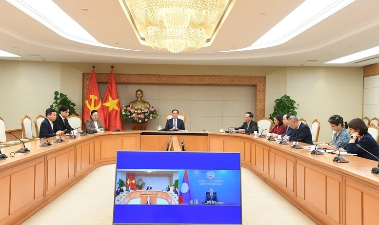 Phó Thủ tướng Bùi Thanh Sơn đánh giá quan hệ hợp tác Việt Nam - Lào đã và đang không ngừng phát triển mạnh mẽ, toàn diện ngày càng hiệu quả, thực chất.