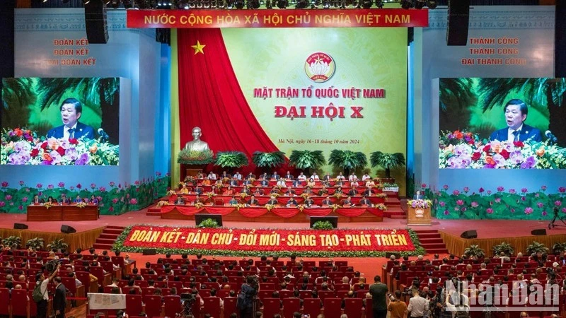 Phiên làm việc thứ nhất Đại hội Đại biểu toàn quốc Mặt trận Tổ quốc Việt Nam lần thứ X, ngày 16/10/20204.
