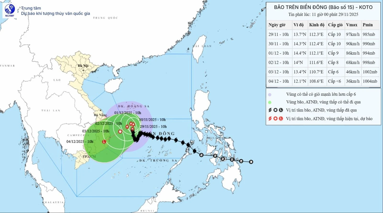 Bão số 15 di chuyển chậm và có xu hướng suy yếu dần ảnh 1