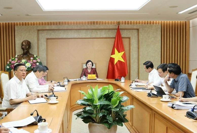 Cuộc họp về xây dựng Đề án sơ kết 1 năm vận hành bộ máy của hệ thống chính trị và chính quyền địa phương 2 cấp.
