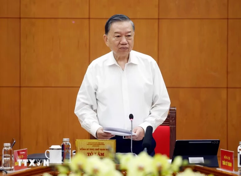 Tổng Bí thư, Chủ tịch nước Tô Lâm phát biểu - Ảnh: TTXVN