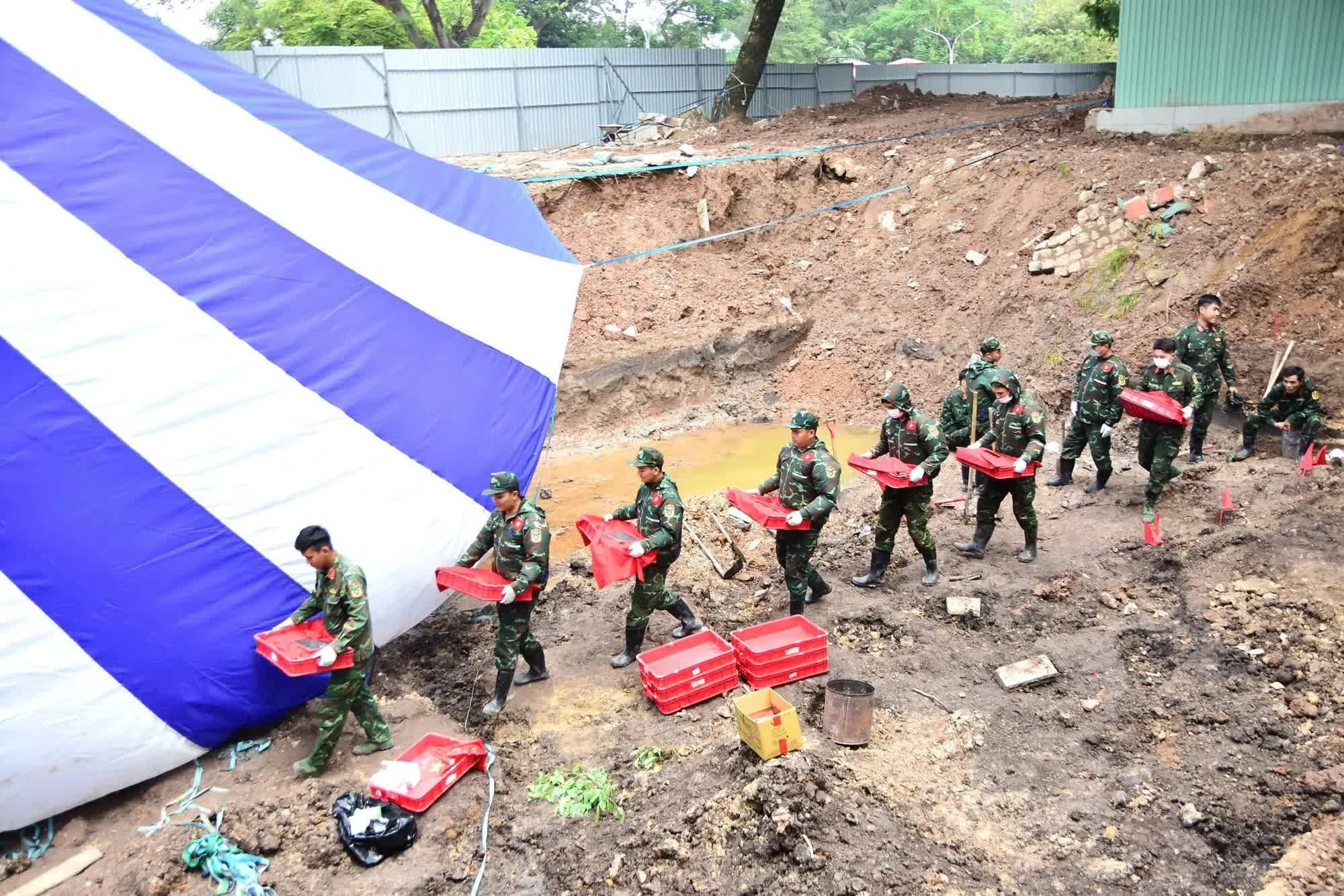 Tính đến hết ngày 16/9, các lực lượng tìm kiếm đã phát hiện, quy tập được 646 bộ hài cốt liệt sĩ.
