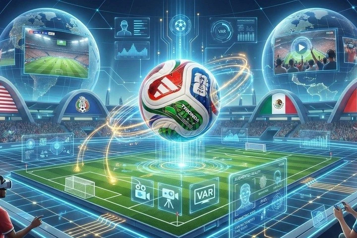 Công nghệ được kỳ vọng biến World Cup 2026 thành giải đấu tiên tiến nhất lịch sử. (Nguồn: AI)
