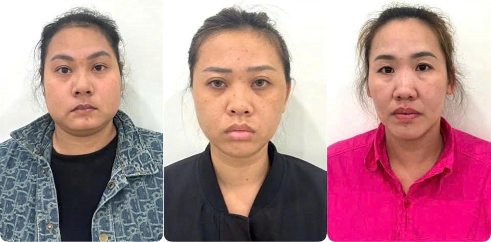 Các đối tượng (từ trái qua phải): Nguyễn Thị Thu Ngân; Phạm Thị Ngọc Thúy; Nguyễn Thị Hoa.