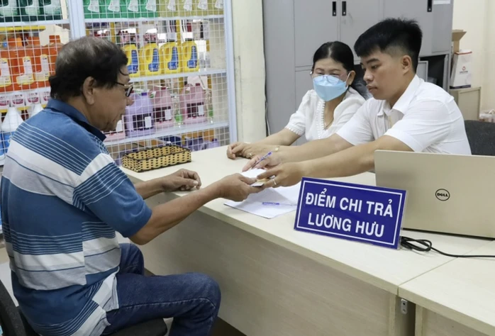 Hơn 44.700 tỉ đồng lương hưu, trợ cấp được chi trả trong kỳ gộp tháng 2-2026