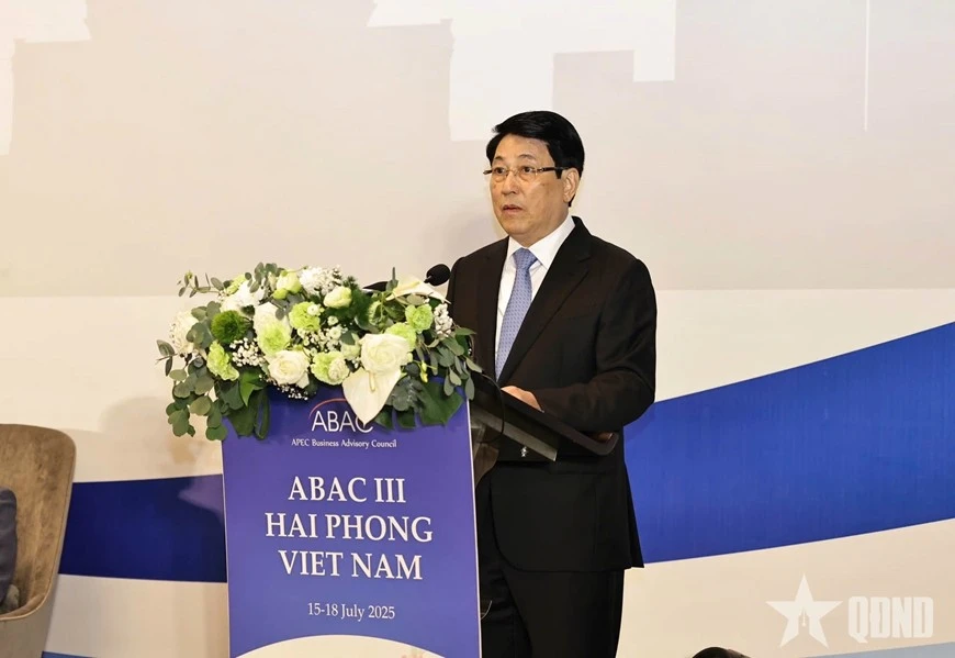 Chủ tịch nước Lương Cường phát biểu tại Kỳ họp Hội đồng Tư vấn Kinh doanh APEC 2025 (ABAC III).