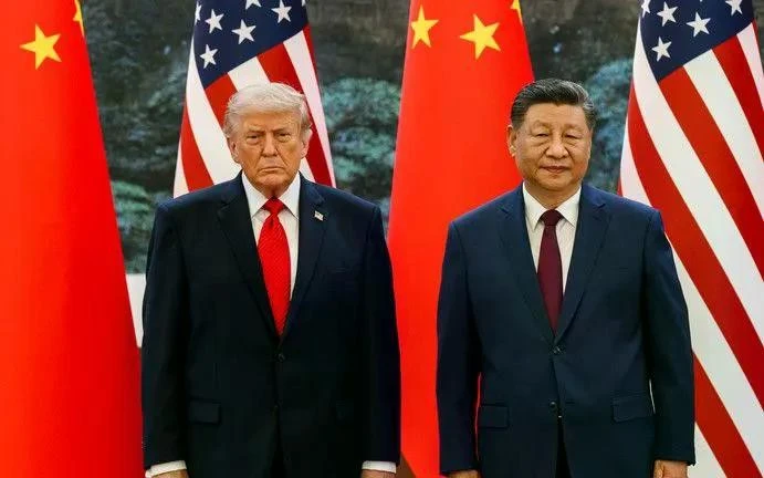 Tổng thống Mỹ Donald Trump và Chủ tịch Trung Quốc Tập Cận Bình tại Bắc Kinh, ngày 14/5/2026.